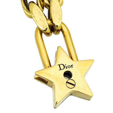lucky star locket necklace dior